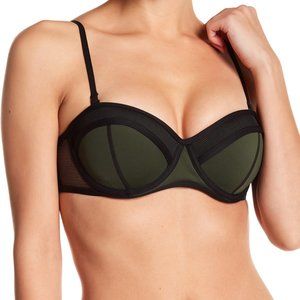Kendall & Kylie Mesh Bustier Convertible Bikini
